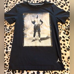 Boys Black Graphic T-Shirt